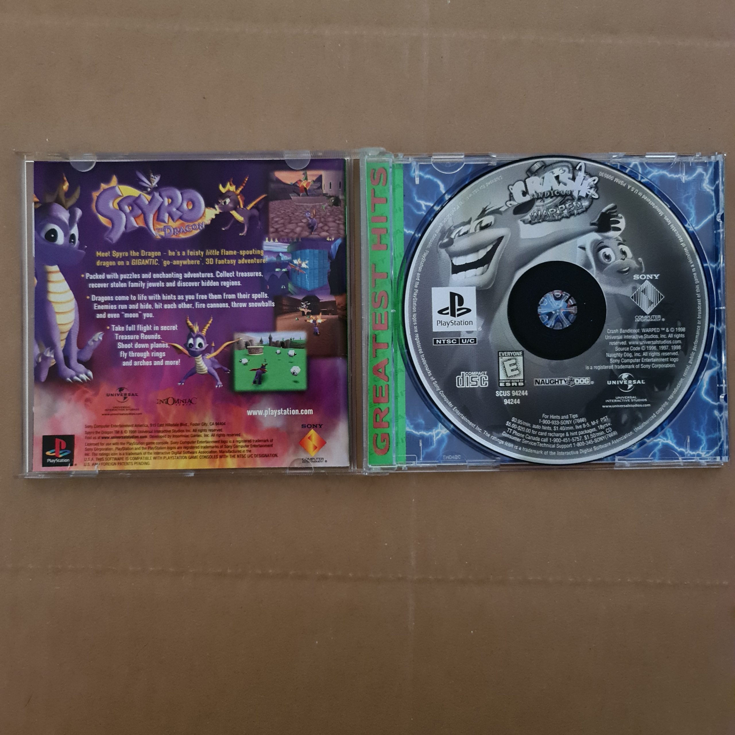 Crash Bandiccot 3: Warped (PS1 Greatest Hits)