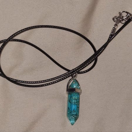 Turquoise marble necklace