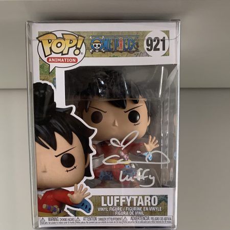 Luffy funko poo signed by English voice actor