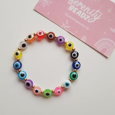 Evil eye beaded bracelet