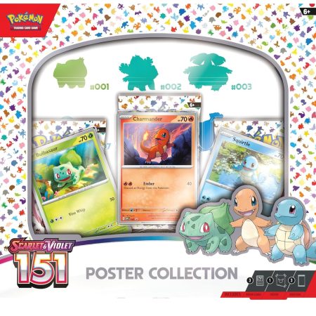 Pokemon TCG Scarlet & Violet 3.5 Pokemon 151 Poster Collection