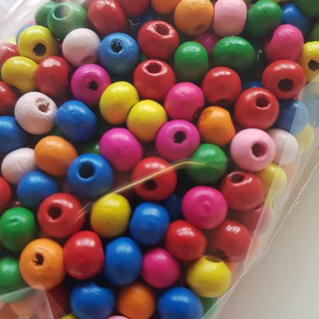 Wood beads