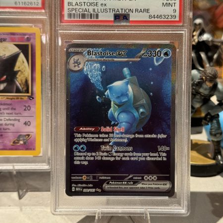 Blastoise ex 151 PSA 9 Mint