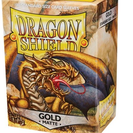Dragon Shield Sleeves: Matte Gold (100)