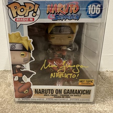 Funko Pop Rides Naruto on Gamakichi #106 Hot Topic Exclusive Vinyl Figure SIGNED