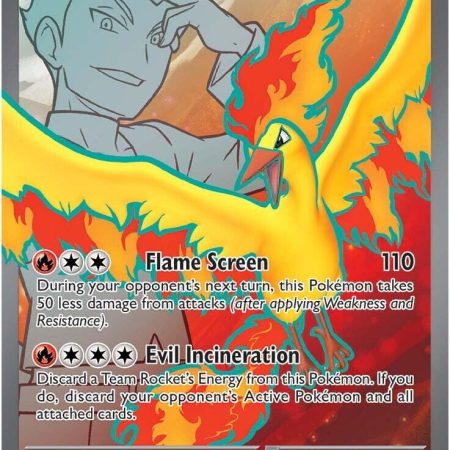 Team Rocket's Moltres ex 208/182 - SV10: Destined Rivals Full Art Ultra Rare NM