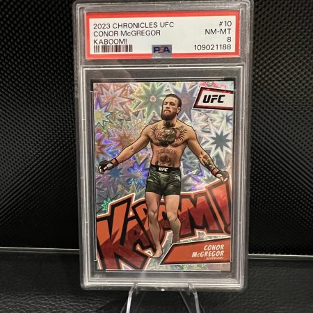 Conor McGregor 2023 Chronicles Kaboom PSA 8