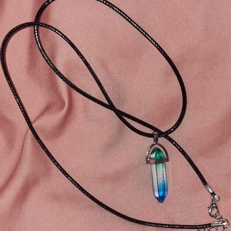 Green and Blue Crystal Necklace