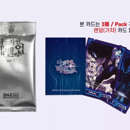 (5 Packs) Solo Leveling : Collecting Card Set(3 cards, randomly), Korea Webtoon goods