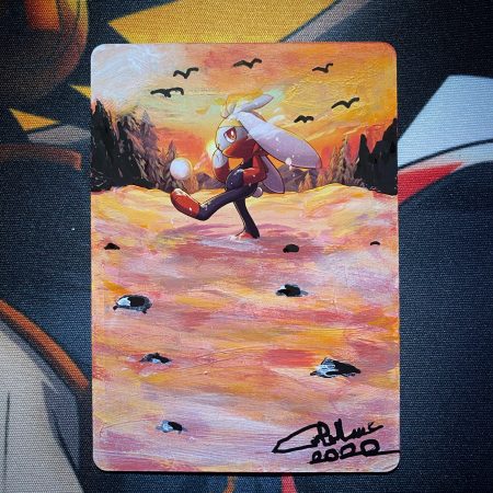 Raboot Pokémon artwork custom card