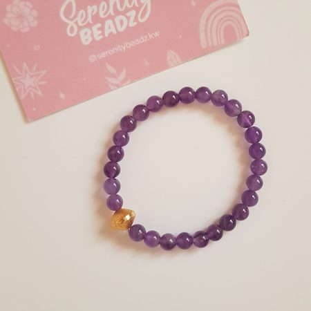 Amethyst bracelet