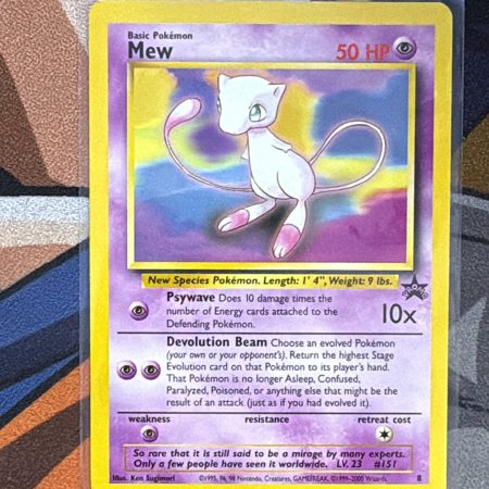 Mew HOLO Black Star Promo Card