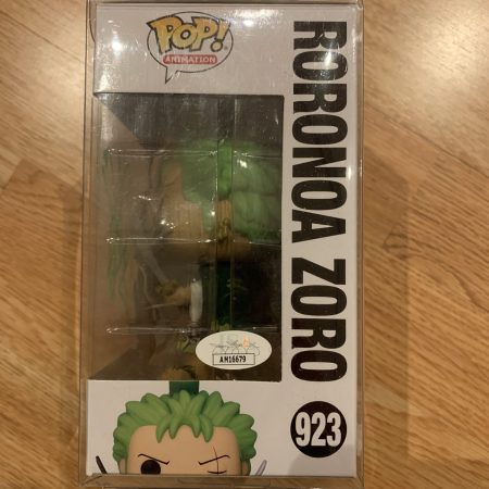 One Piece Zoro funko signed by Mackenyu