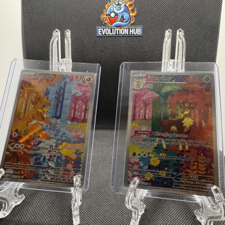 Pokemon Temporal Forces Deerling   165/162 & Pokemon Temporal Forces Sawsbuck   166/162