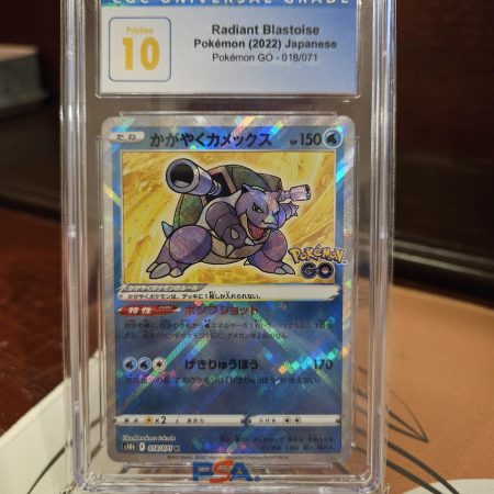 Radiant Blastoise Japanese Pokemon GO- 018/071 CGC 10