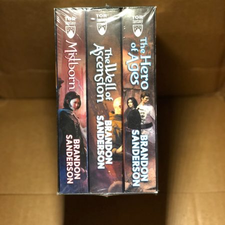 Mistborn trilogy by Brandon Sanderson