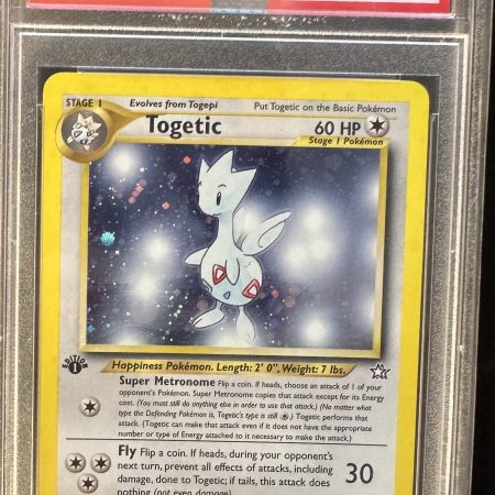 2000 POKEMON NEO GENESIS 1ST EDITION #16 TOGETIC-HOLO, PSA 7