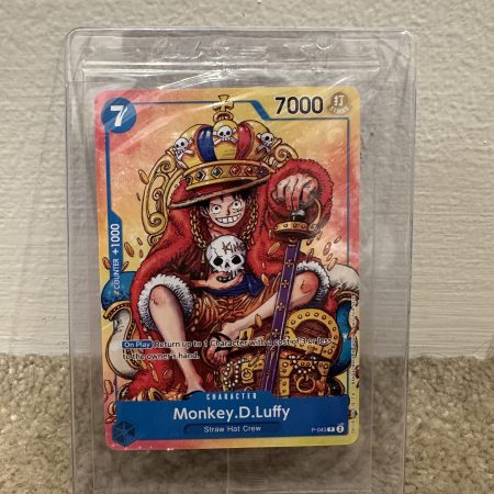 One Piece TCG MONKEY D LUFFY P-043 PROMO Sealed ENG No foil