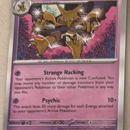 alakazam tcg pokemon