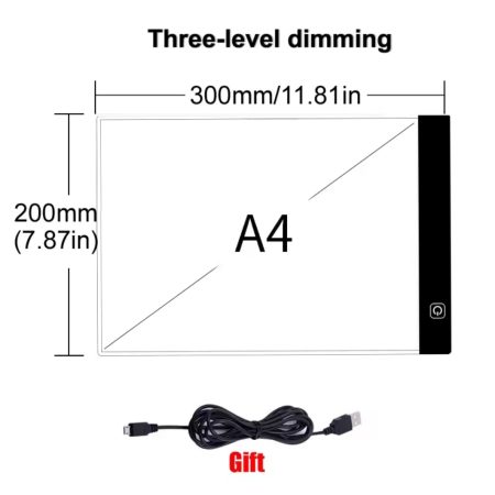 LED Light Pad Bouard A4 Size