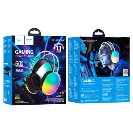 Hoco Gaming Headphones W109 with Cable and Controller