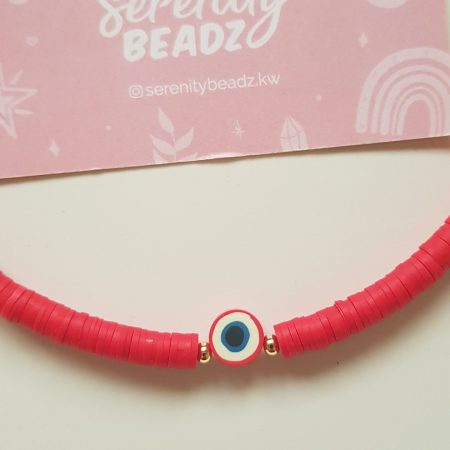 Evil eye red necklace