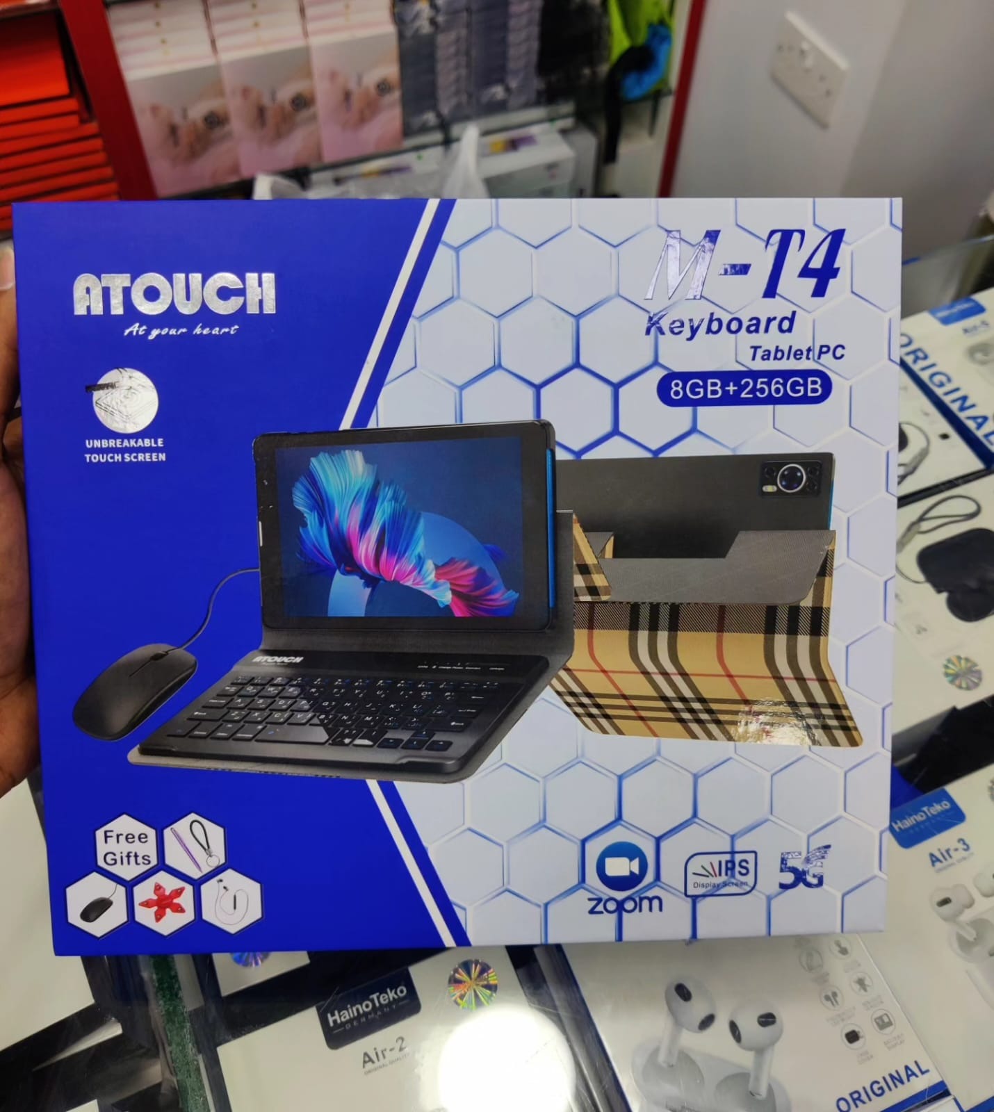 Atouch 8" Smart Keyboard Tablet PC M-T4 8GB/256GB (FREE GIFTS)