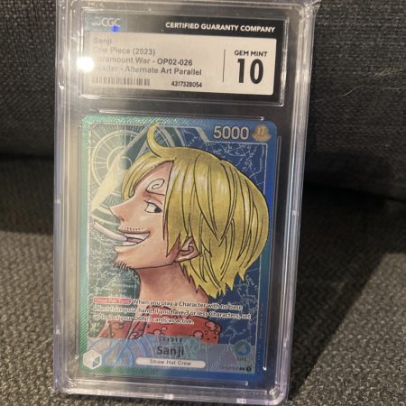 One piece sanji leader cgc 10