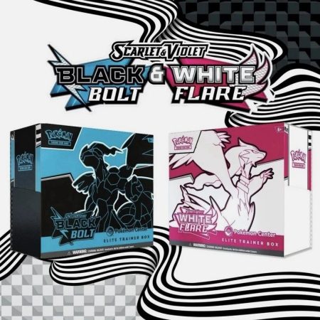 [Preorder] PREORDER Pokemon Center Black Bolt and White Flare ETB Set of 2 CONFIRMED