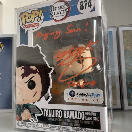 Tanjiro Kamado funko signed by EVA