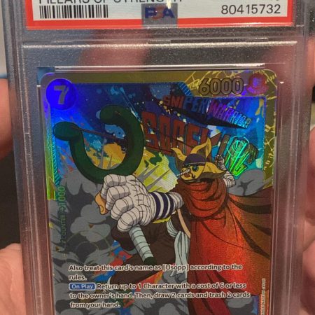 2023 ONE PIECE PILLARS OF STRENGTH 122 SOGEKING OP03 - PSA 10 GEM MINT