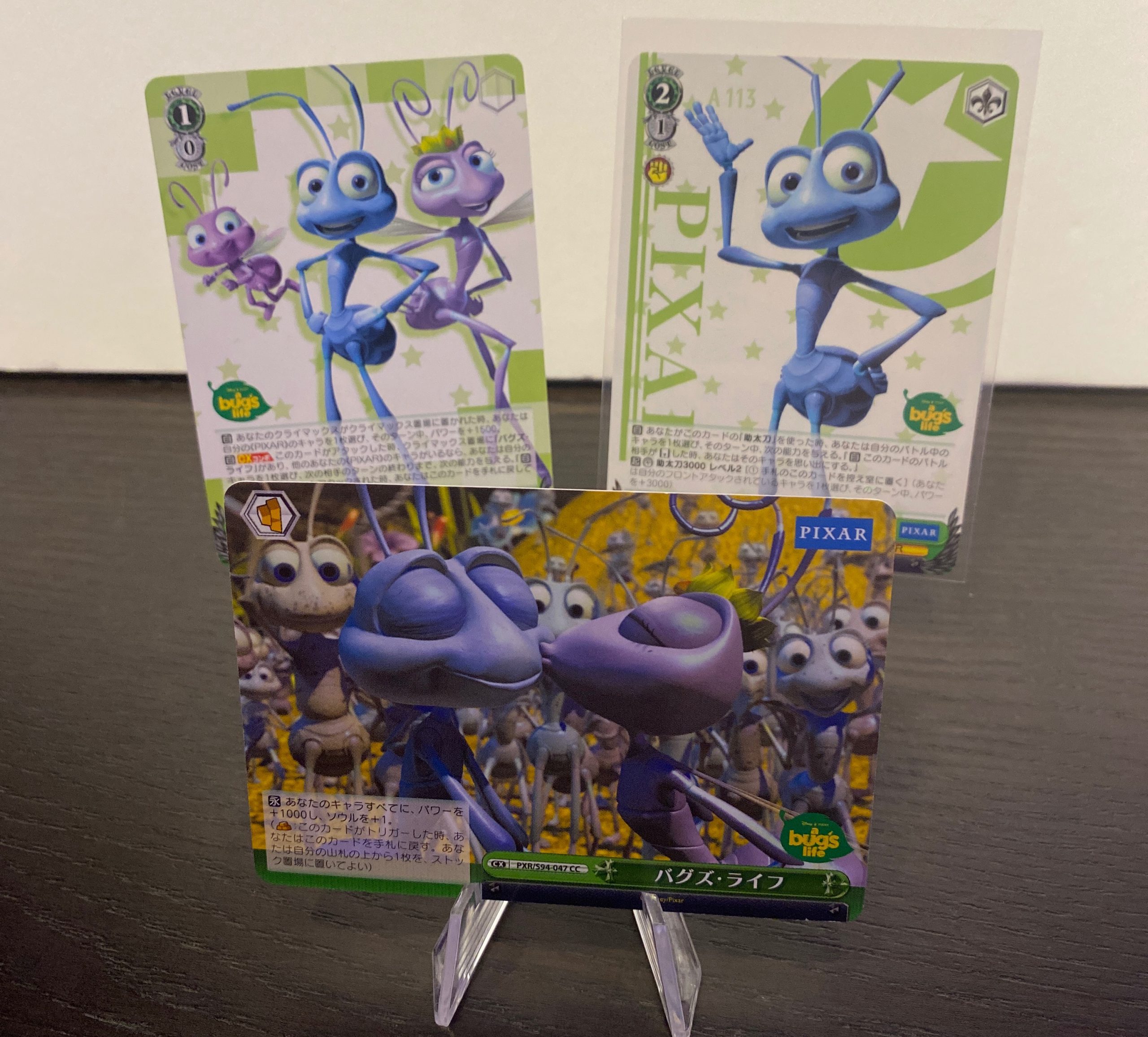 Weiss Schwarz Pixar - A Bug's Life Cards Set Of 3 Cards