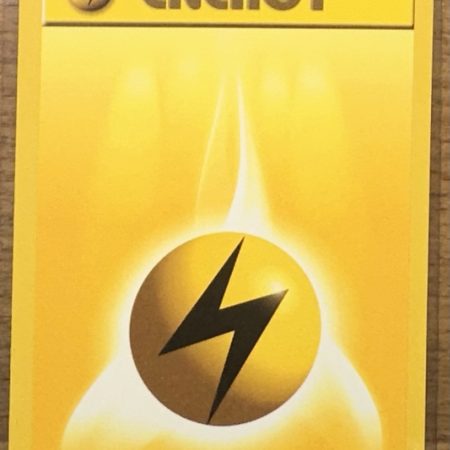 Pokemon Electric Energy Base Set Unlimited 100/102 Trading Card Vintage 1999