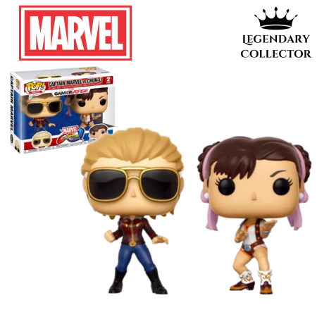 Funko POP Captain Marvel VS Chun-Li