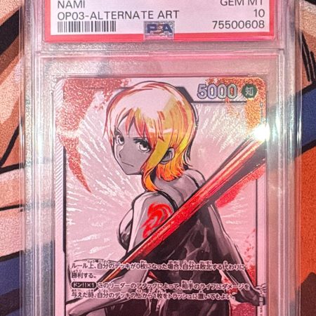 PSA 10 Nami OP03 Alt Art Japanese