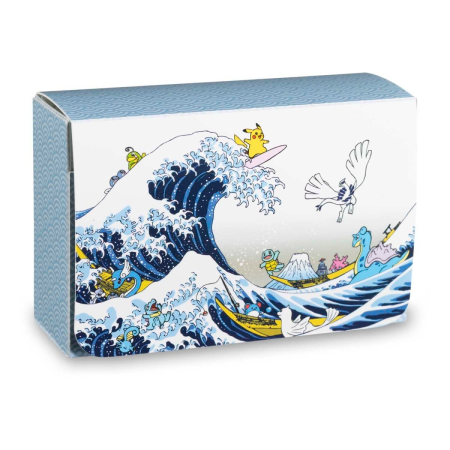 Great waves pikachu deck box