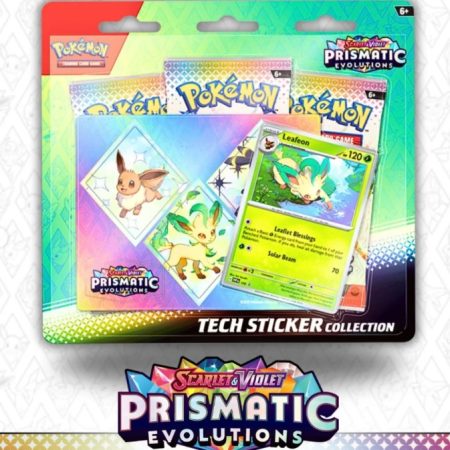 Prismatic Evolutions Tech Sticker Collection Leafeon
