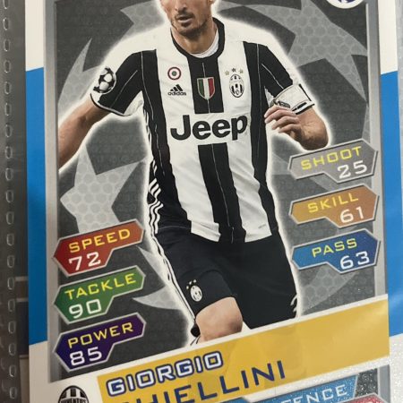 CHIELLINI TOPPS UCL JUVENTUS