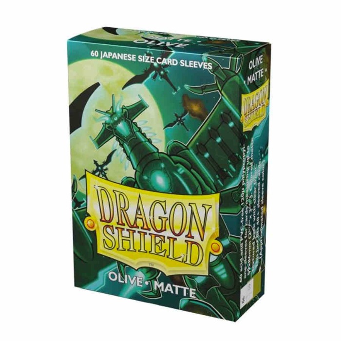 Dragon Shield - Sleeves Forest Green Matte Japanese Size (60)