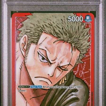 Ultra rare Zoro Leader error PSA 10