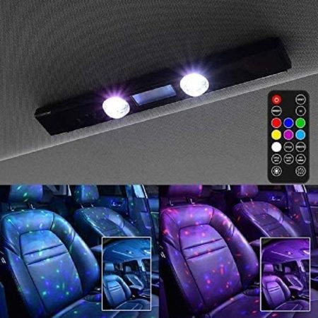 Wireless Car Interior Ambient Lights- Chargeable USB