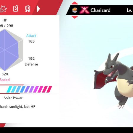 Shiny gigantimax charizard Sword and Shield