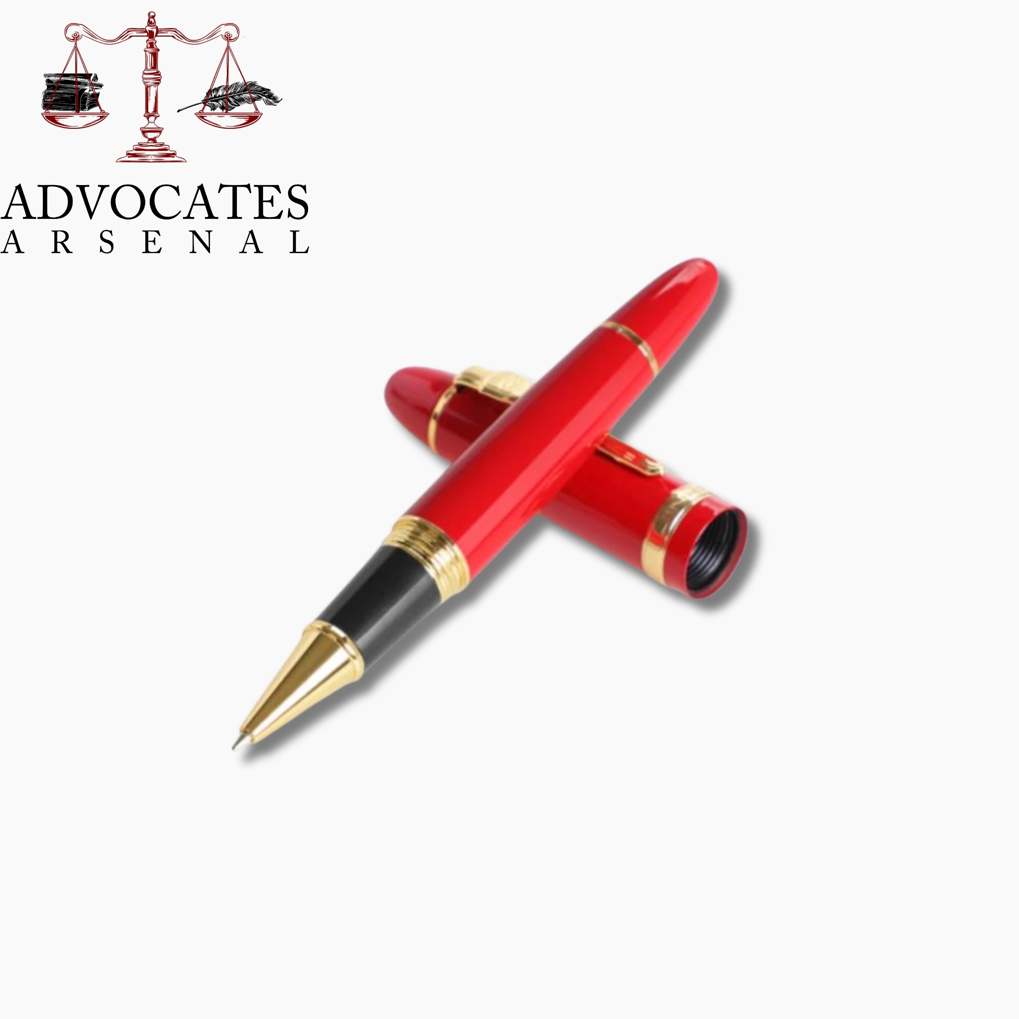 JINHAO 159 Gold/Red ROLLERBALL Pen