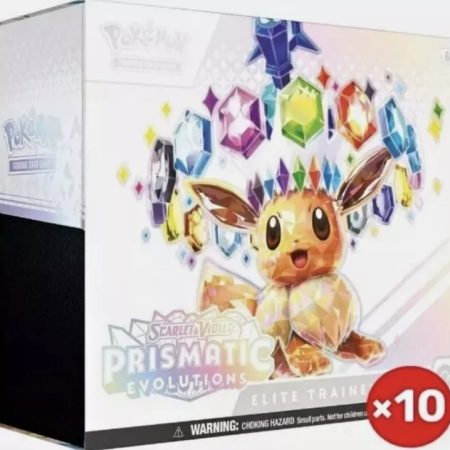 PREORDER: 10x SEALED ETBs: POKEMON TCG SCARLET & VIOLET PRISMATIC EVOLUTIONS