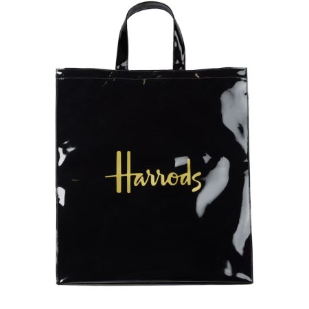 Harrods Logo Shopper Bag ( Medium ) ( Black )