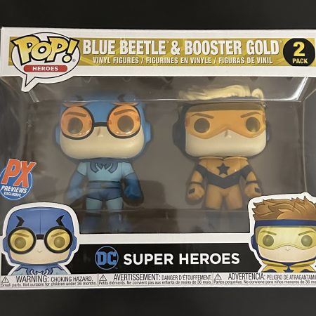 Booster gold & blue beetle funko