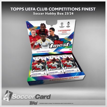 Topps UEFA Club Competitions Finest Soccer Hobby Box 23/24 - Sealed