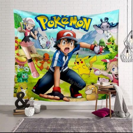 Pokémon tapestry home decor