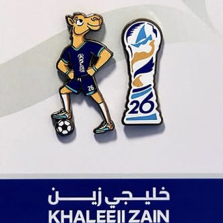 26th Arabian Gulf Cup Kuwait Khaleeji Zain pins
