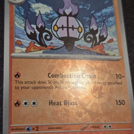 2023 POKEMON OBSIDIAN FLAMES OBF EN #038 CHANDELURE REVERSE HOLO Tcg